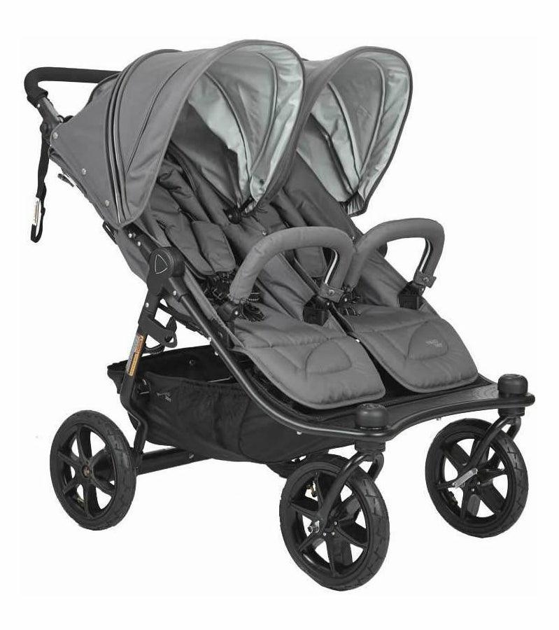 Valco Baby Tri Mode Duo X Double Stroller - Dove Grey - Traveling Tikes 