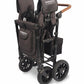 Wonderfold W2 Luxe (W2S 2.0) Multifunctional Double (2 seater) Stroller Wagon - Charcoal Black - Traveling Tikes 
