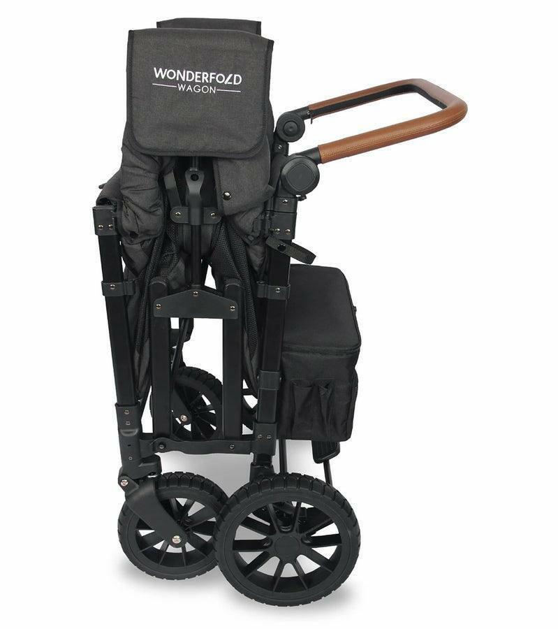 WonderFold W4 Luxe Multifunctional Quad (4 Seater) Stroller Wagon - Black Camo - Traveling Tikes 