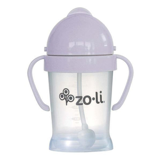 Zoli BOT 6 oz Straw Sippy Cup-Lilac - Traveling Tikes 